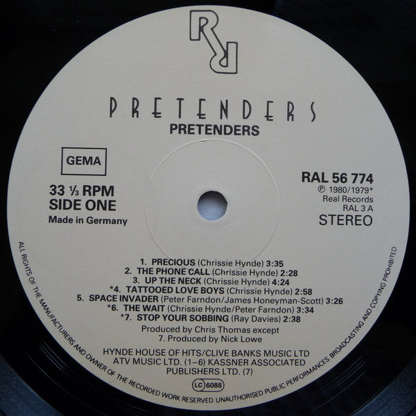 Pretenders* : Pretenders (LP, Album, RE)