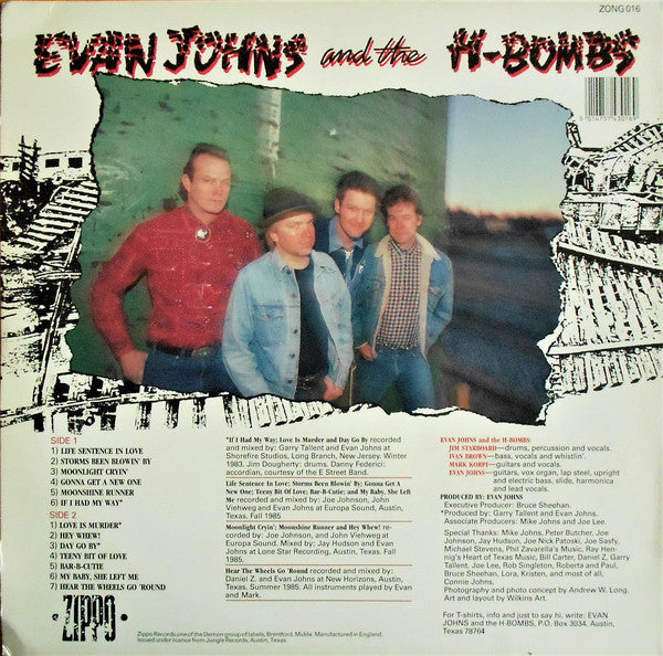 Evan Johns And The H-Bombs* : Evan Johns And The H-Bombs (LP, Album)