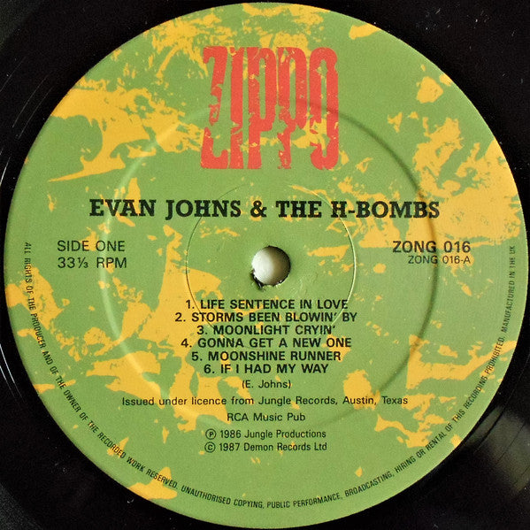 Evan Johns And The H-Bombs* : Evan Johns And The H-Bombs (LP, Album)
