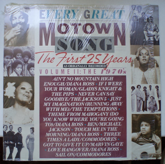 Various : Every Great Motown Song - The First 25 Years Volume II: The 1970's (LP, Comp, RE)