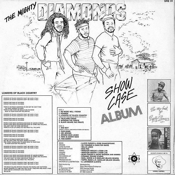 The Mighty Diamonds : Leaders Of Black Countrys - Showcase Album (LP, Album)