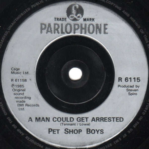 Pet Shop Boys : West End Girls (7", Single, Sil)