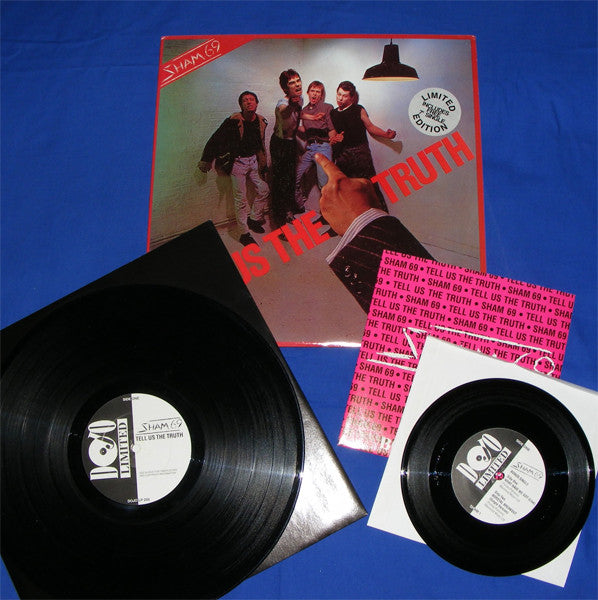 Sham 69 : Tell Us The Truth (LP, Album, Ltd, RE + 7", Single)