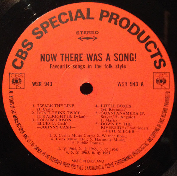 Various : Now There Was A Song (LP, Comp)