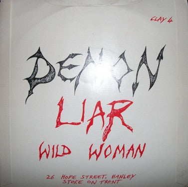 Demon (4) : Liar (7", Single, Red)