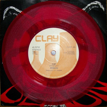 Demon (4) : Liar (7", Single, Red)