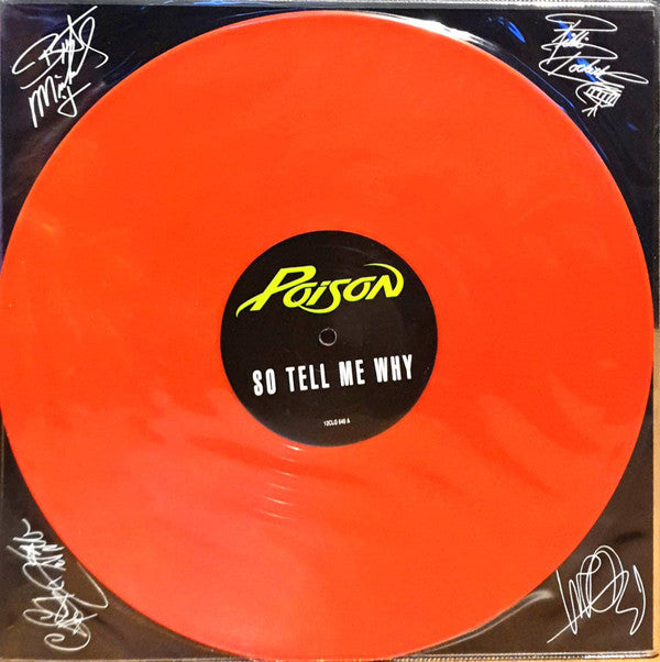 Poison (3) : So Tell Me Why (12", Red)
