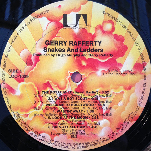 Gerry Rafferty : Snakes And Ladders (LP, Album)