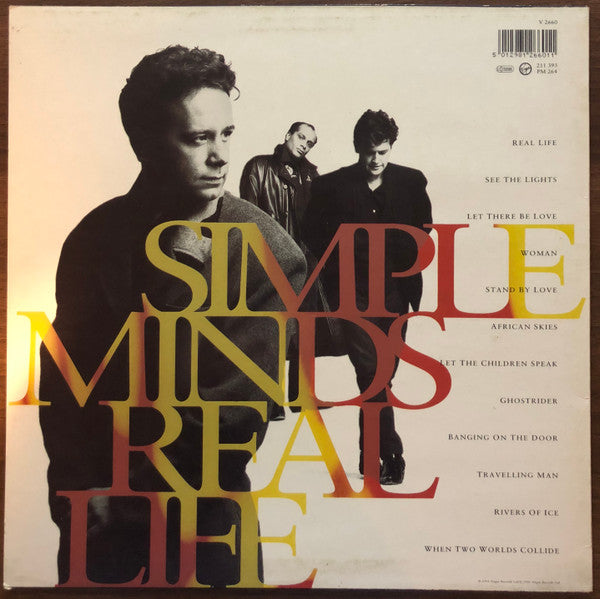 Simple Minds : Real Life (LP, Album)
