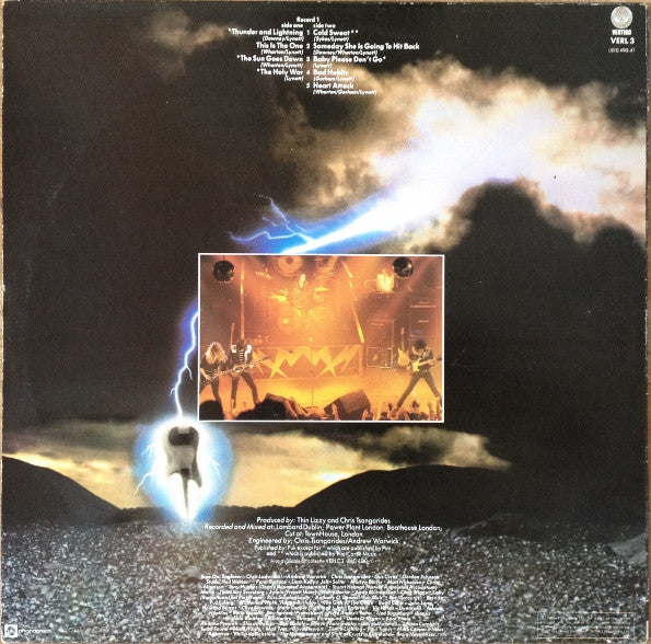 Thin Lizzy : Thunder And Lightning (LP, Album, M/Print)