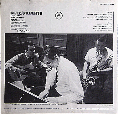 Stan Getz / João Gilberto Featuring Antonio Carlos Jobim : Getz / Gilberto (LP, Album, RE, Gat)