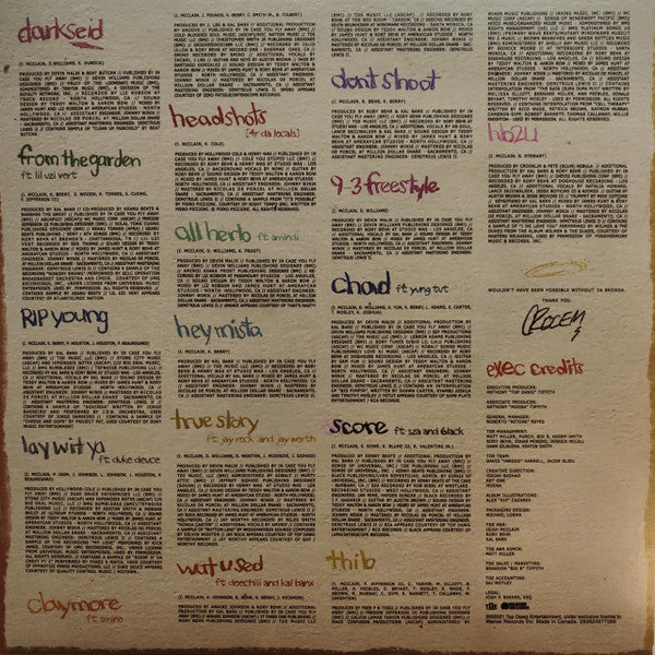 Isaiah Rashad : The House Is Burning (LP, Album, Sig)