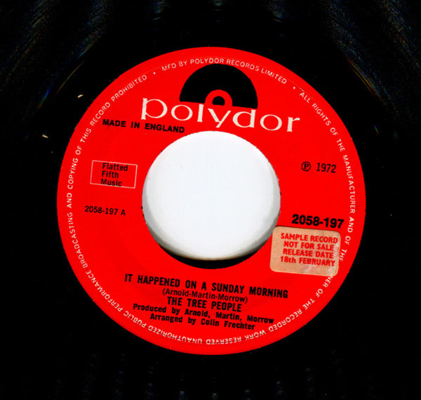 Tree People (2) : It Happened On A Sunday Morning (7", Single)