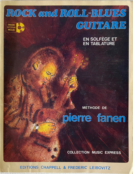 Pierre Fanen : ROCK and ROLL-BLUES GUITARE (7")