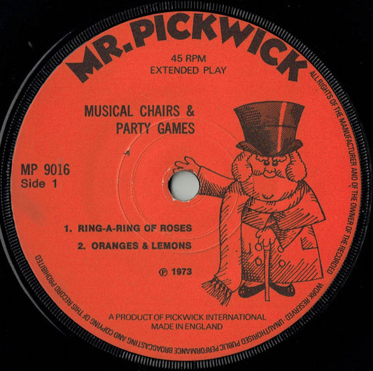 Unknown Artist : Musical Chairs & Party Games (7", EP)
