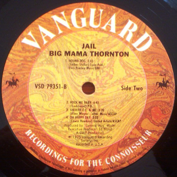 Big Mama Thornton : Jail (LP, Album)