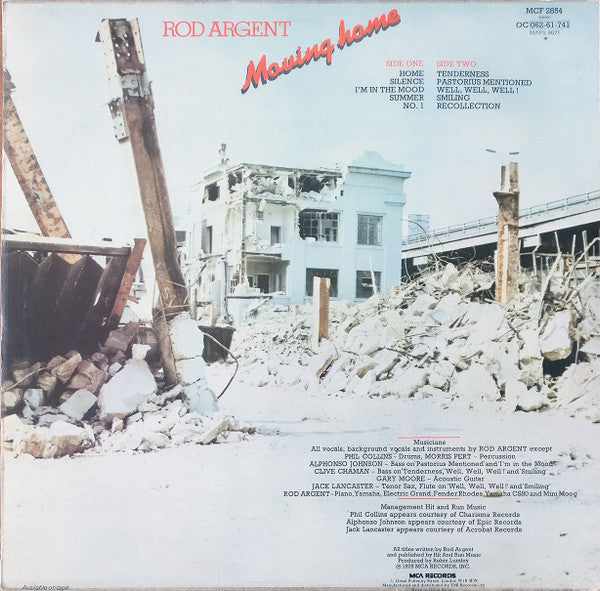 Rod Argent : Moving Home (LP, Album)