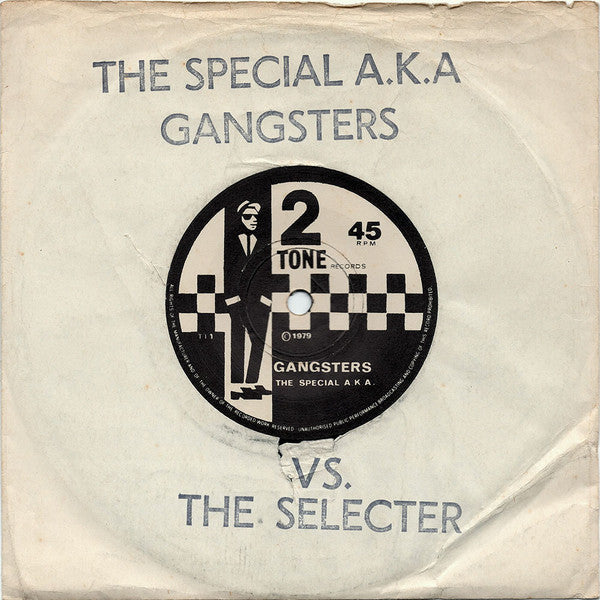 The Specials Vs. The Selecter : Gangsters / The Selecter (7", Sta)