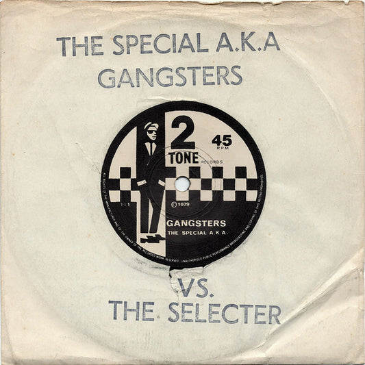 The Specials Vs. The Selecter : Gangsters / The Selecter (7", Sta)