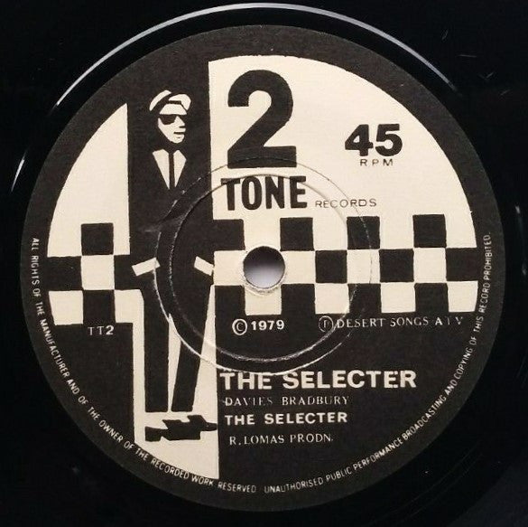The Specials Vs. The Selecter : Gangsters / The Selecter (7", Sta)