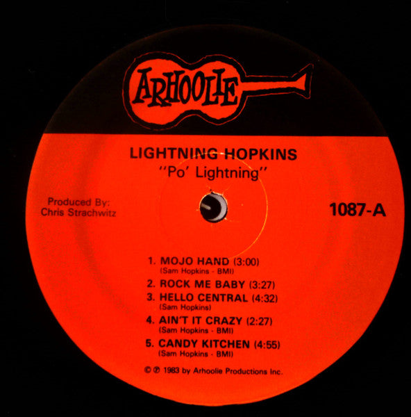 Lightnin' Hopkins : Po' Lightnin' (LP)