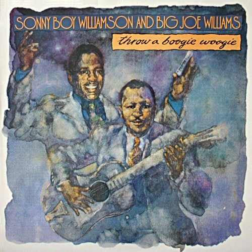 Sonny Boy Williamson - Big Joe Williams : Throw A Boogie Woogie (LP, Comp, RM)