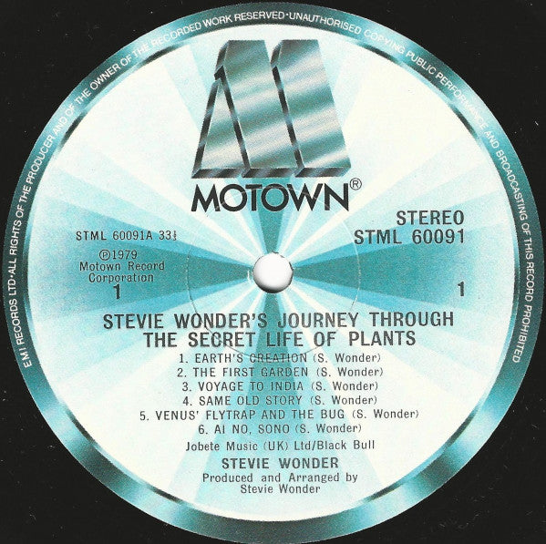 Stevie Wonder : Journey Through The Secret Life Of Plants (2xLP, Album)