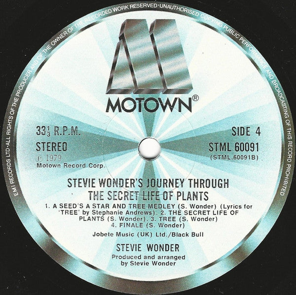 Stevie Wonder : Journey Through The Secret Life Of Plants (2xLP, Album)
