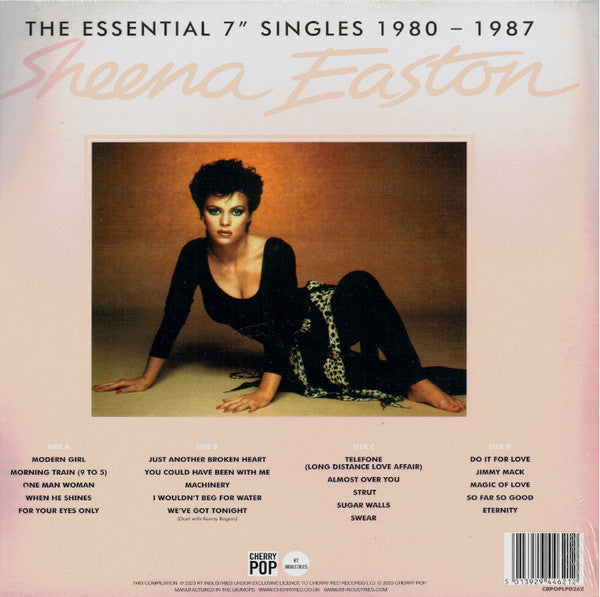 Sheena Easton : The Essential 7" Singles 1980-1987 (2xLP, Comp, Ltd, Whi + 7", Single, Pin + RSD, Comp)