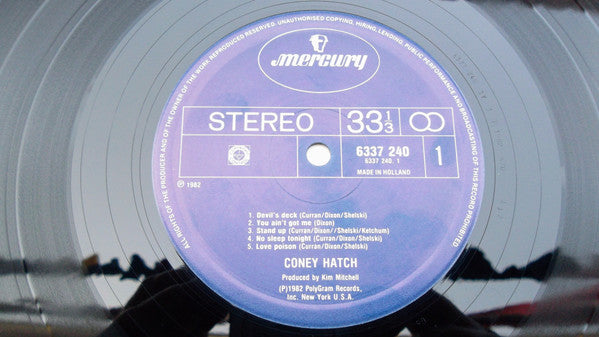Coney Hatch : Coney Hatch (LP, Album)