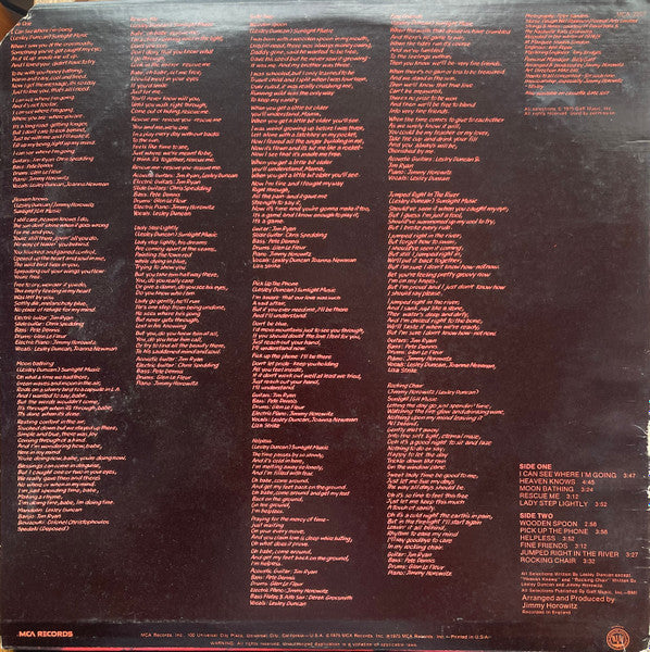Lesley Duncan : Moon Bathing (LP, Album, Glo)
