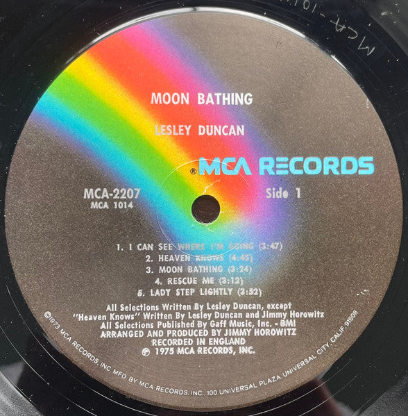 Lesley Duncan : Moon Bathing (LP, Album, Glo)
