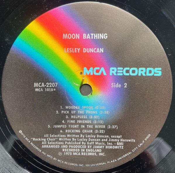 Lesley Duncan : Moon Bathing (LP, Album, Glo)