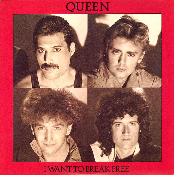 Queen : I Want To Break Free (12", Red)