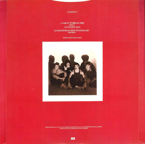 Queen : I Want To Break Free (12", Red)