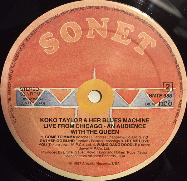 Koko Taylor : An Audience With The Queen (LP, Album)