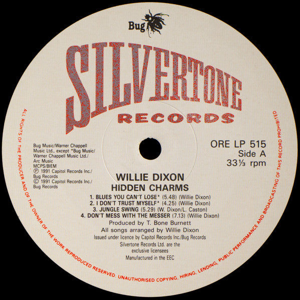Willie Dixon : Hidden Charms (LP, Album)