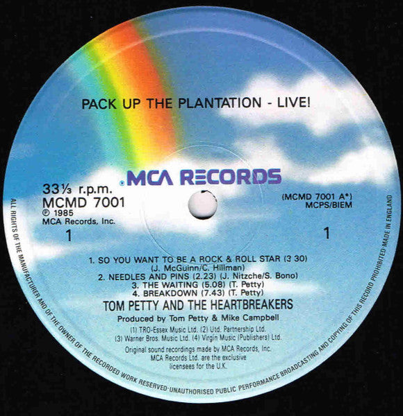 Tom Petty And The Heartbreakers : Pack Up The Plantation - Live (2xLP, Album)