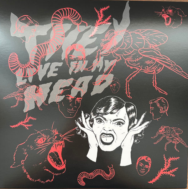 Bush Tetras : They Live In My Head (LP, Album, Red)