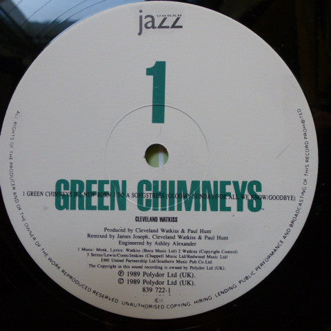 Cleveland Watkiss : Green Chimneys (LP, Album)