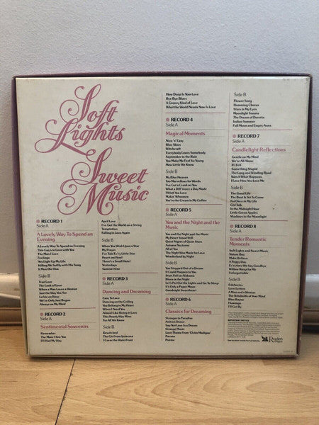 Various : Soft Lights Sweet Music  (Box + 8xLP, Comp)