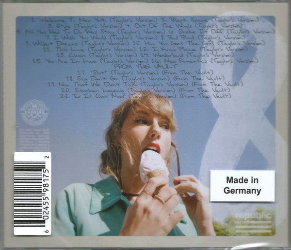 Taylor Swift : 1989 (Taylor's Version) (CD, Album, Dlx, S/Edition, Aqu)