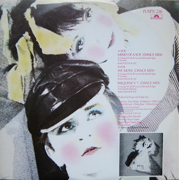 Visage : Mind Of A Toy (12", Single)