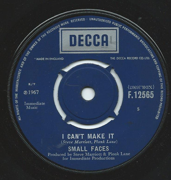 Small Faces : I Can't Make It (7", Single)
