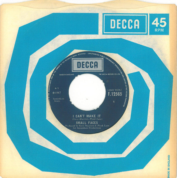 Small Faces : I Can't Make It (7", Single)