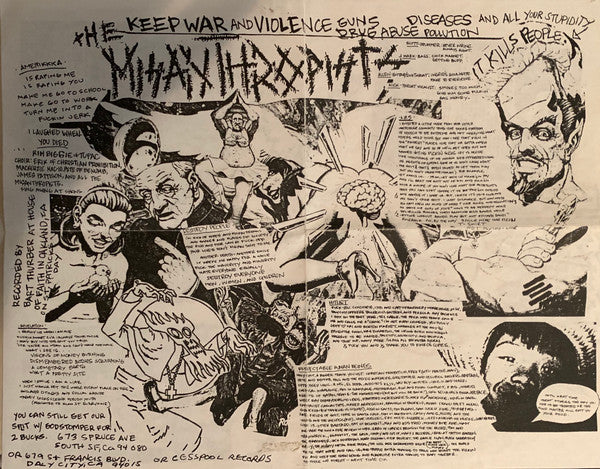The Misanthropists / Christian Prohibition : The Misanthropists / Christian Prohibition (7")