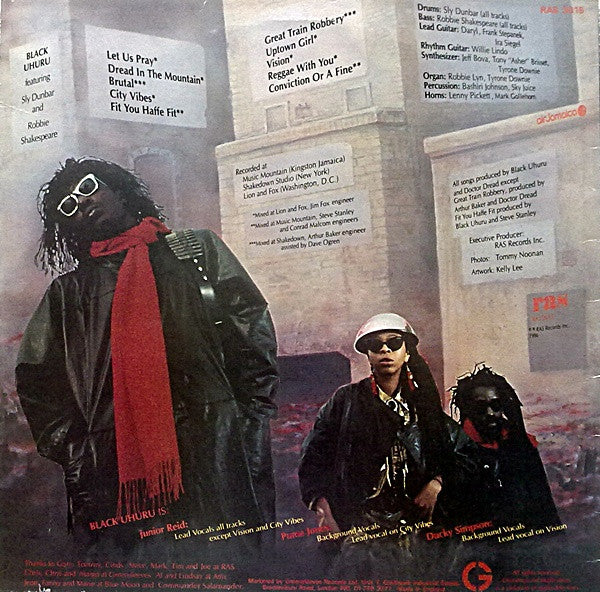 Black Uhuru : Brutal (LP, Album)