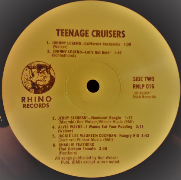 Various : Teen-Age Cruisers Original Soundtrack (LP, Comp)