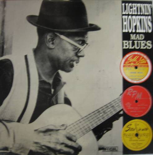 Lightnin' Hopkins : Mad Blues (LP, Comp)