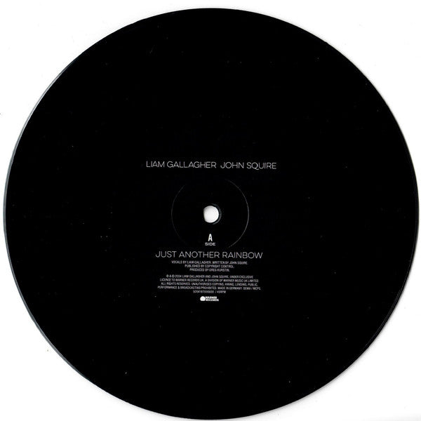Liam Gallagher, John Squire : Just Another Rainbow (7", S/Sided, Single, Etch, Ltd)